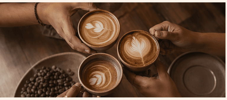 Specialty coffee and coffee beans at Cafe Brown