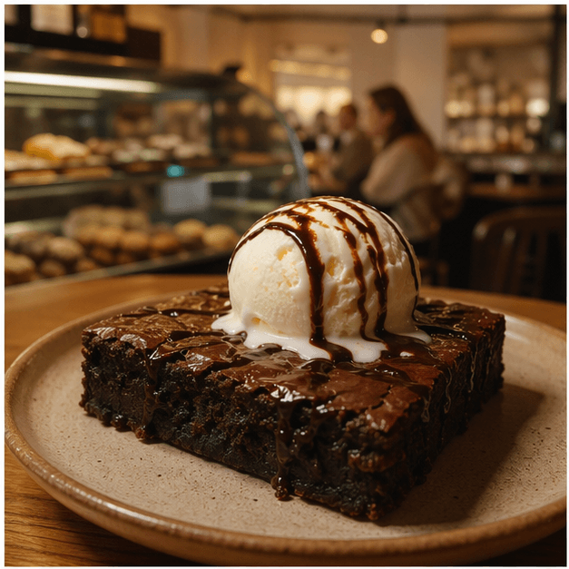 Chocolate Brownie Sundae